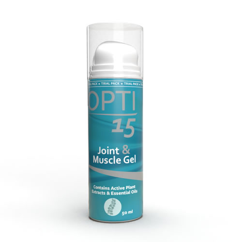 Opti15 Muscle Gel - Natural joint and muscle pain relief gel